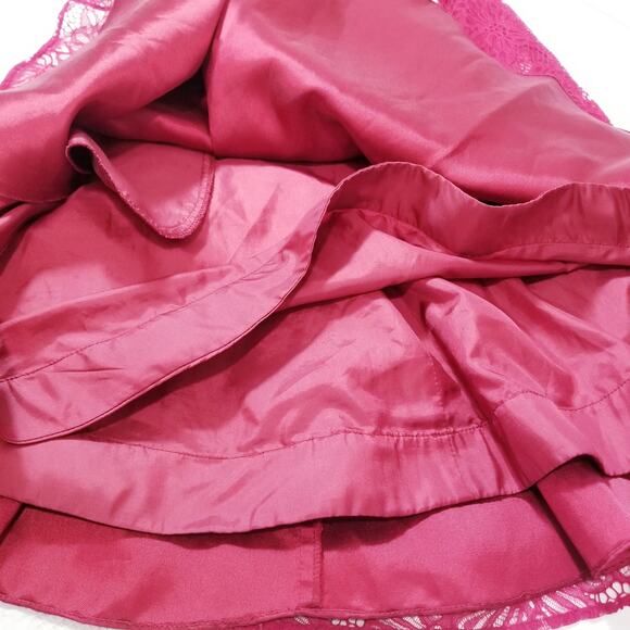 ML Monique Lhuillier Red Lace Fit & Flare Dress - Picture 10 of 15